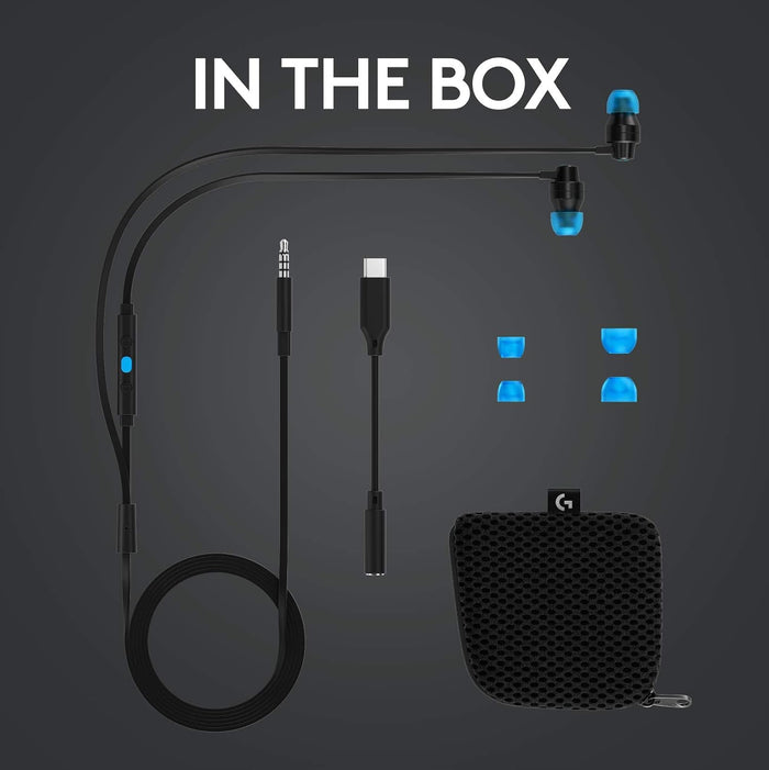 Logitech G333 Wired in Ear Earphones with Mic