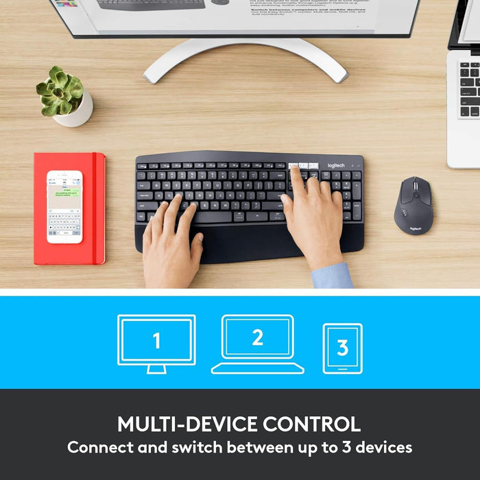 Logitech MK850 Multi-Device Wireless Keyboard and Mouse Set - Unboxify