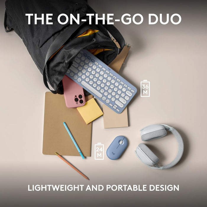Logitech Pebble 2 Combo - Wireless Keyboard and Mouse - Unboxify
