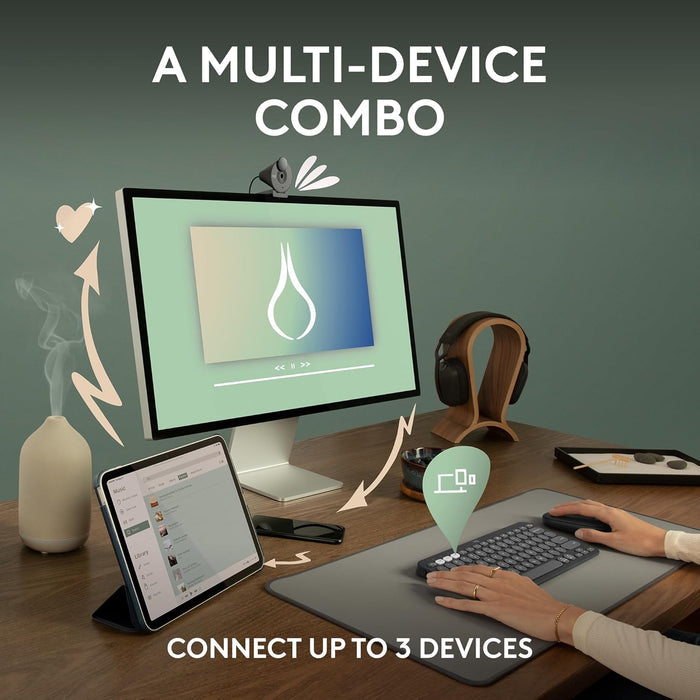 Logitech Pebble 2 Combo - Wireless Keyboard and Mouse - Unboxify