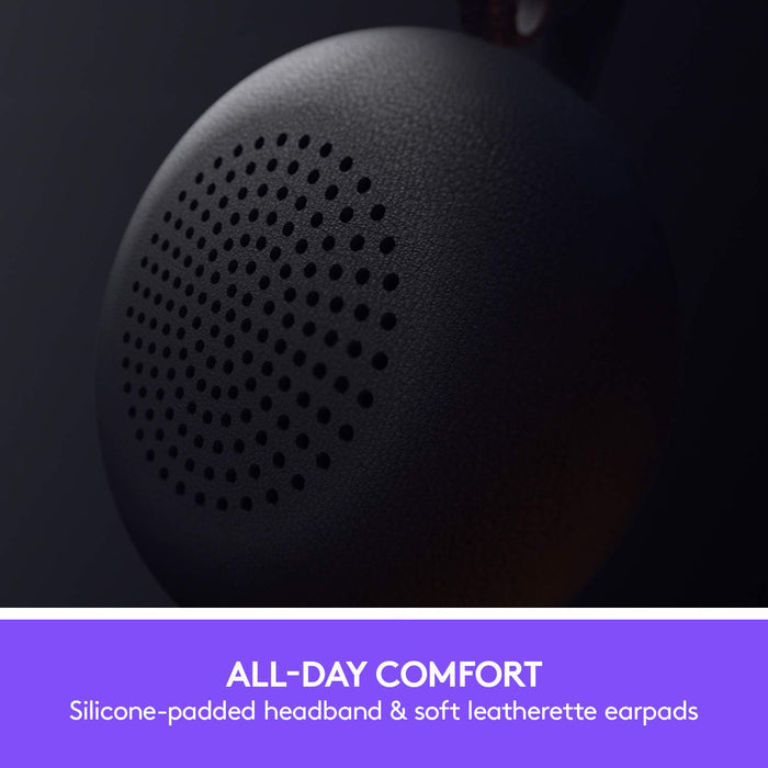 Logitech Zone Wireless Certified for Microsoft Teams Bluetooth Headset, Graphite