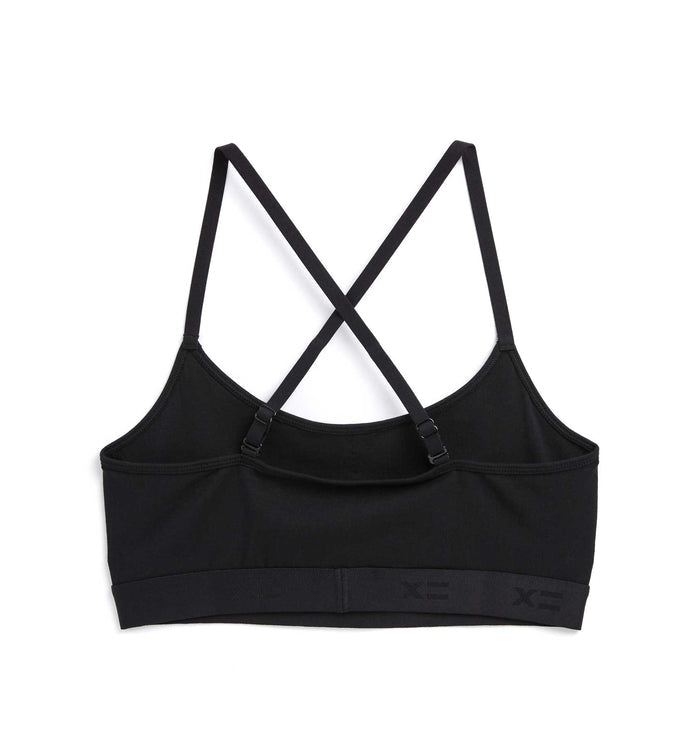Low Cut Soft Bra - X= Black
