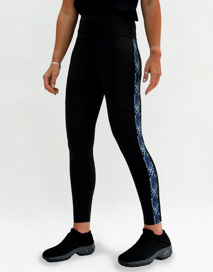 Lunar Leopard Side Stripe Activewear + Pockets