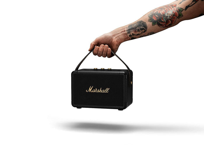 Marshall Kilburn II 36W Portable Bluetooth Speaker - Black & Brass (BRAND NEW/SEALED) - Unboxify