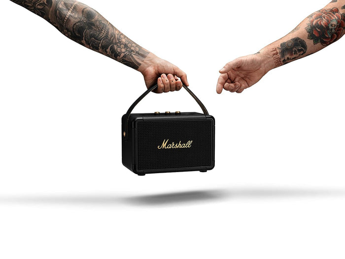 Marshall Kilburn II 36W Portable Bluetooth Speaker - Black & Brass (BRAND NEW/SEALED) - Unboxify
