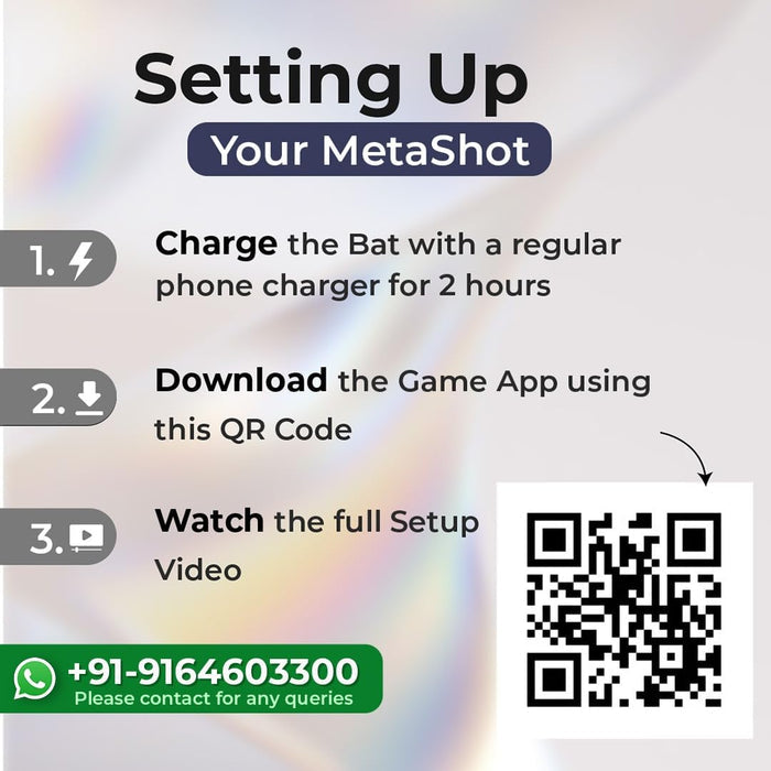 MetaShot Smart Cricket Bat with VIP Game Pass - Unboxify