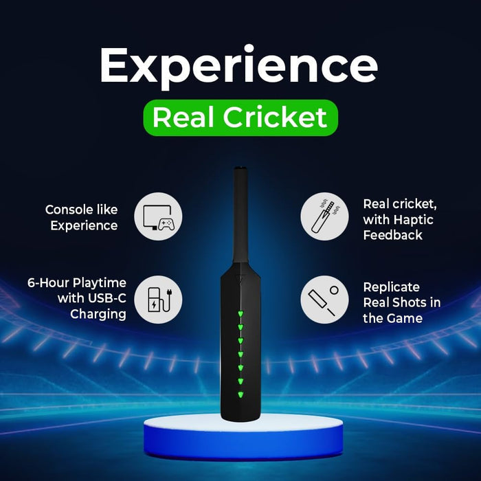 MetaShot Smart Cricket Bat with VIP Game Pass - Unboxify