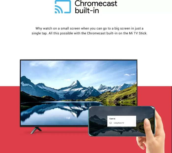 Mi TV Stick with Built in Chromecast  (Black) - Unboxify