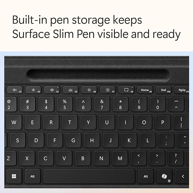 Microsoft Surface Pro 11 Keyboard with Pen Storage Black - EP2-01841 - Unboxify