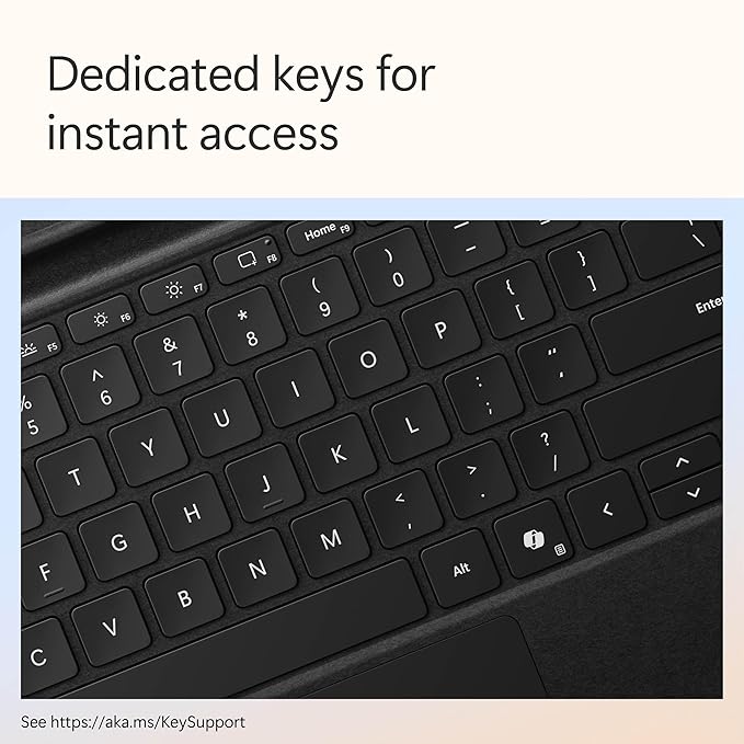 Microsoft Surface Pro 11 Keyboard with Pen Storage Black - EP2-01841 - Unboxify