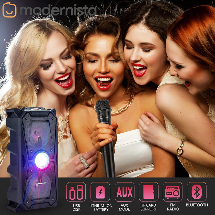 Modernista Sound Box 400 50 Watt Truly Wireless Bluetooth Portable Outdoor Speaker (Black)