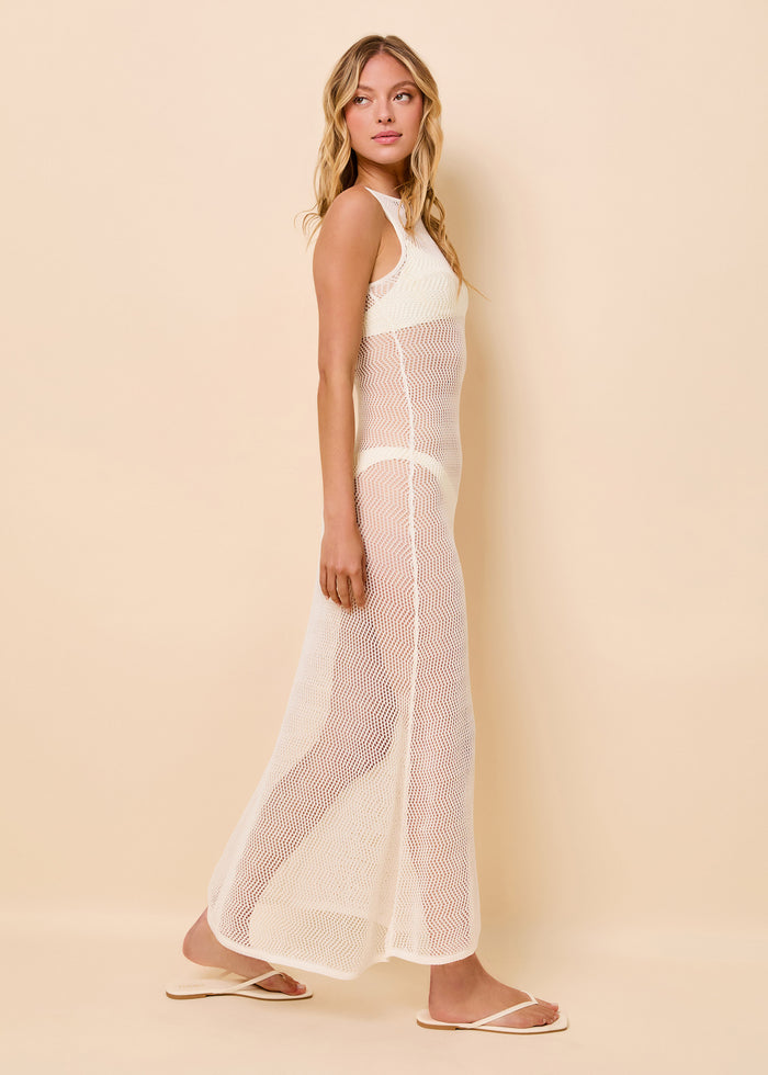 Morenzo Dress Zigzag Pointelle Brule