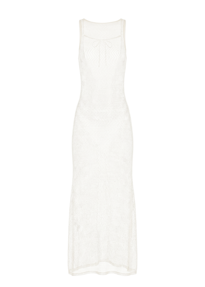 Morenzo Dress Zigzag Pointelle Brule