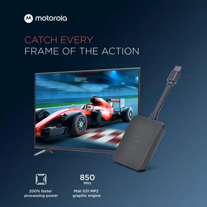 MOTOROLA DVM4KA01 Media Streaming Device (Black) - Unboxify