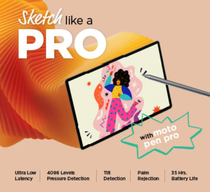 Motorola Pad 60 Pro (Pantone Bronze Green) | 12.7" 3K LTPS Display | MediaTek Dimensity 8300 | 10200 mAh Battery | Moto Pen Pro | Wi-Fi Only | Android 14 - Unboxify