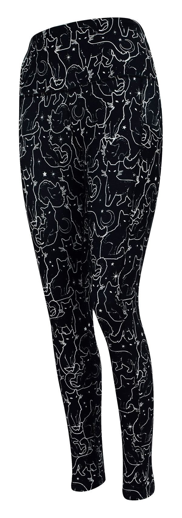 Mystic Cats + Pockets-Adult Pocket Leggings