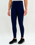 Navy Magic Activewear leggings with pockets for workout and casual wear