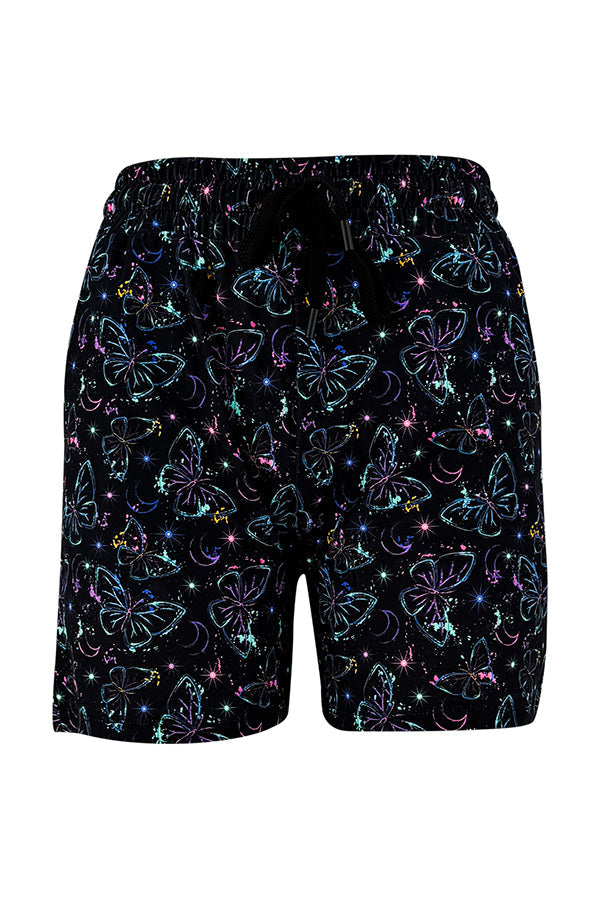 Neon Butterfly Jogger Shorts