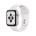 New Apple Watch SE (GPS, 40mm) - Silver Aluminium Case with White Sport Band - Grabgear.in