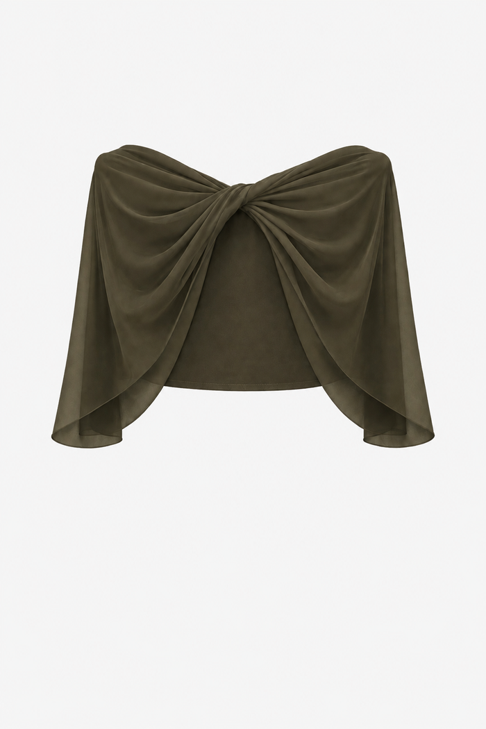"Nikita" Chiffon Twist Shawl Wrap
