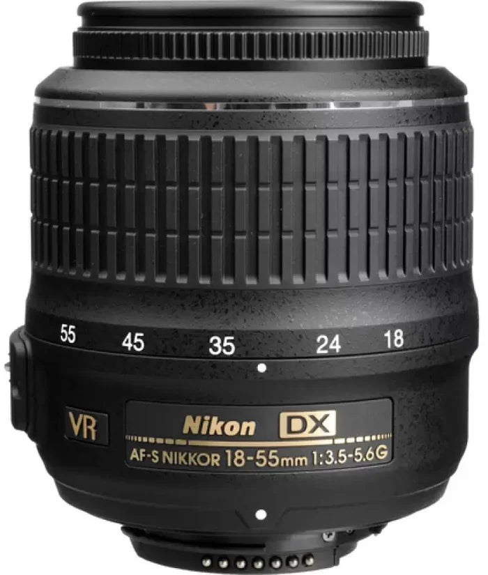 NIKON AF-P DX Nikkor 18 - 55 mm f/3.5-5.6G VR (3.0x) Standard Zoom Lens  (Black)