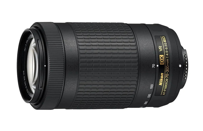 Nikon AF-P DX NIKKOR 70-300 mm f/4.5-6.3G ED VR Lens for DSLR Cameras (Black) (UNBOXED) - Unboxify