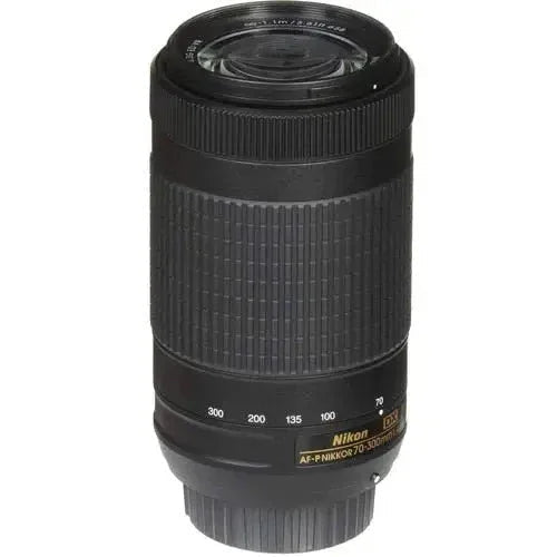Nikon AF-P DX NIKKOR 70-300 mm f/4.5-6.3G ED VR Lens for DSLR Cameras (Black) (UNBOXED) - Unboxify