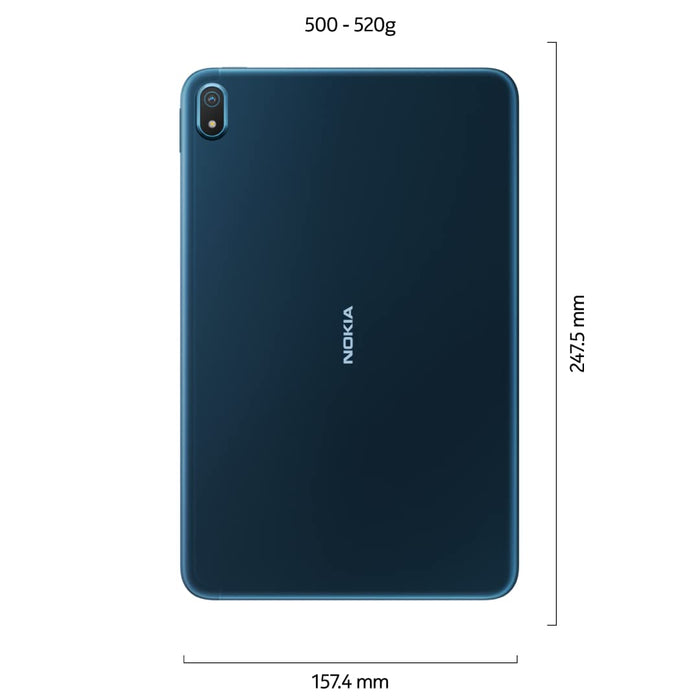 Nokia T20 Tab with 10.36"(26cm) 2K Screen, Low Blue Light | Deep Ocean Blue (UNBOXED) - Unboxify