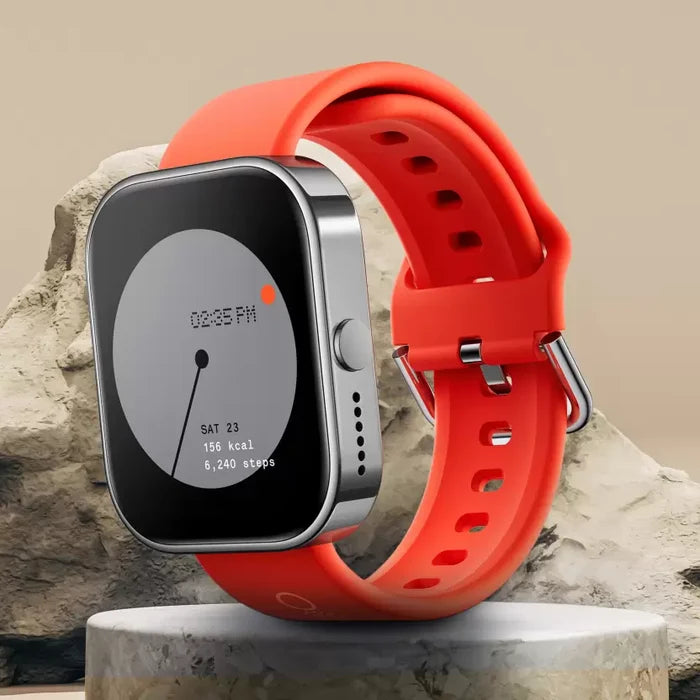 Nothing CMF Watch Pro, 1.96 AMOLED, BT calling with AI noise reduction, GPS, Metallic Grey Smartwatch - Unboxify