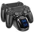Oivo Dual Charging Dock For Ps4 Wireless Controller, Store & Charger Controller Ps4/Slim/Pro For Cellular Phones (Black)