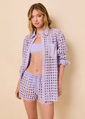 Oxford Tunic Classic Eyelet Soft Iris