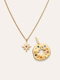 Pack Collar Charm Para Ti Mamá Baño Oro