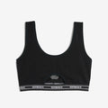 Peekaboo Soft Bra - Black Retro Logo