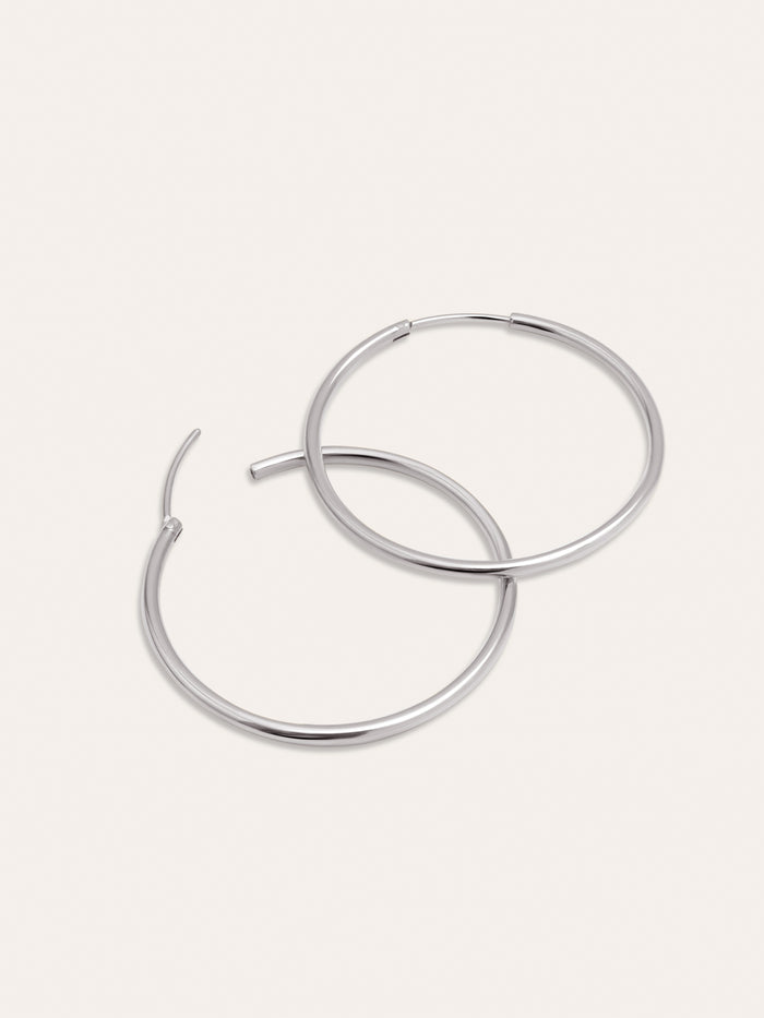 Pendientes Aro Maria L  Acero