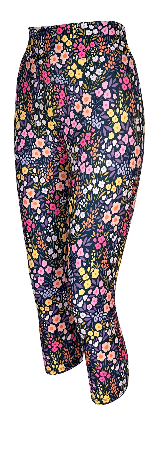 Women's floral patterned leggings for women with vibrant colors and stretchy fabric