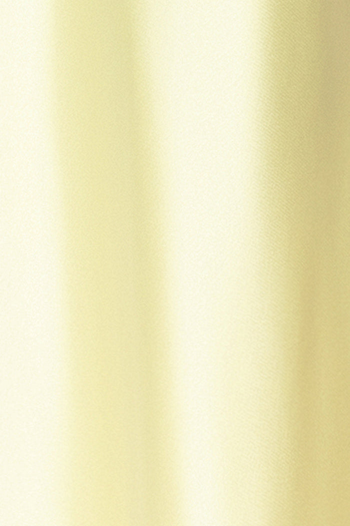 Butter “Ruth” Satin High Tie Neck Backless Dress, satin fabric detail