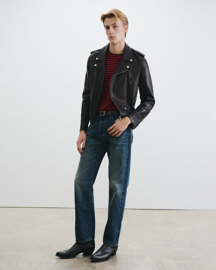BLACK/ RED STRIPE