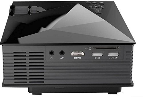 Play PPO34 WiFi Portable Mini LED Full Colour 1920x1080P 1200 Lumens Home Theater HDMI USB Projector(Black)