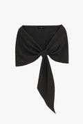 Plus "Carol" Techno Scuba Pull Through Shawl Wrap