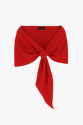 Plus "Carol" Techno Scuba Pull Through Shawl Wrap