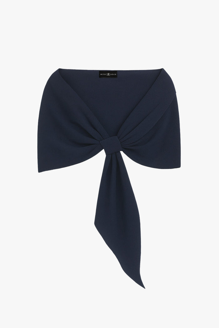 Plus "Carol" Techno Scuba Pull Through Shawl Wrap