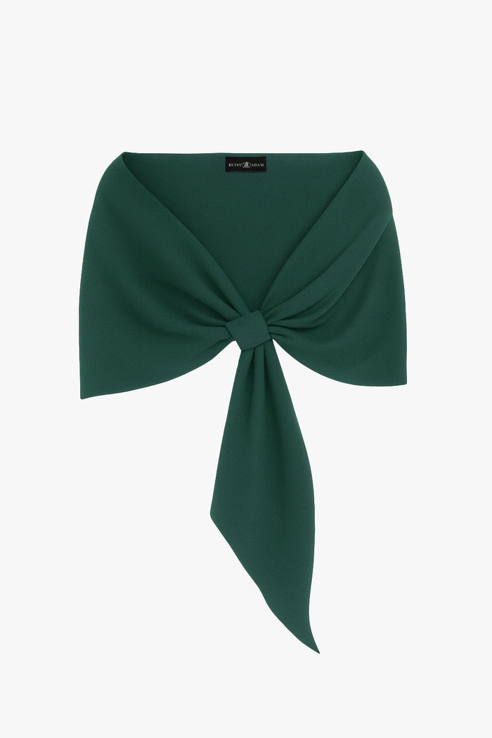 Plus "Carol" Techno Scuba Pull Through Shawl Wrap