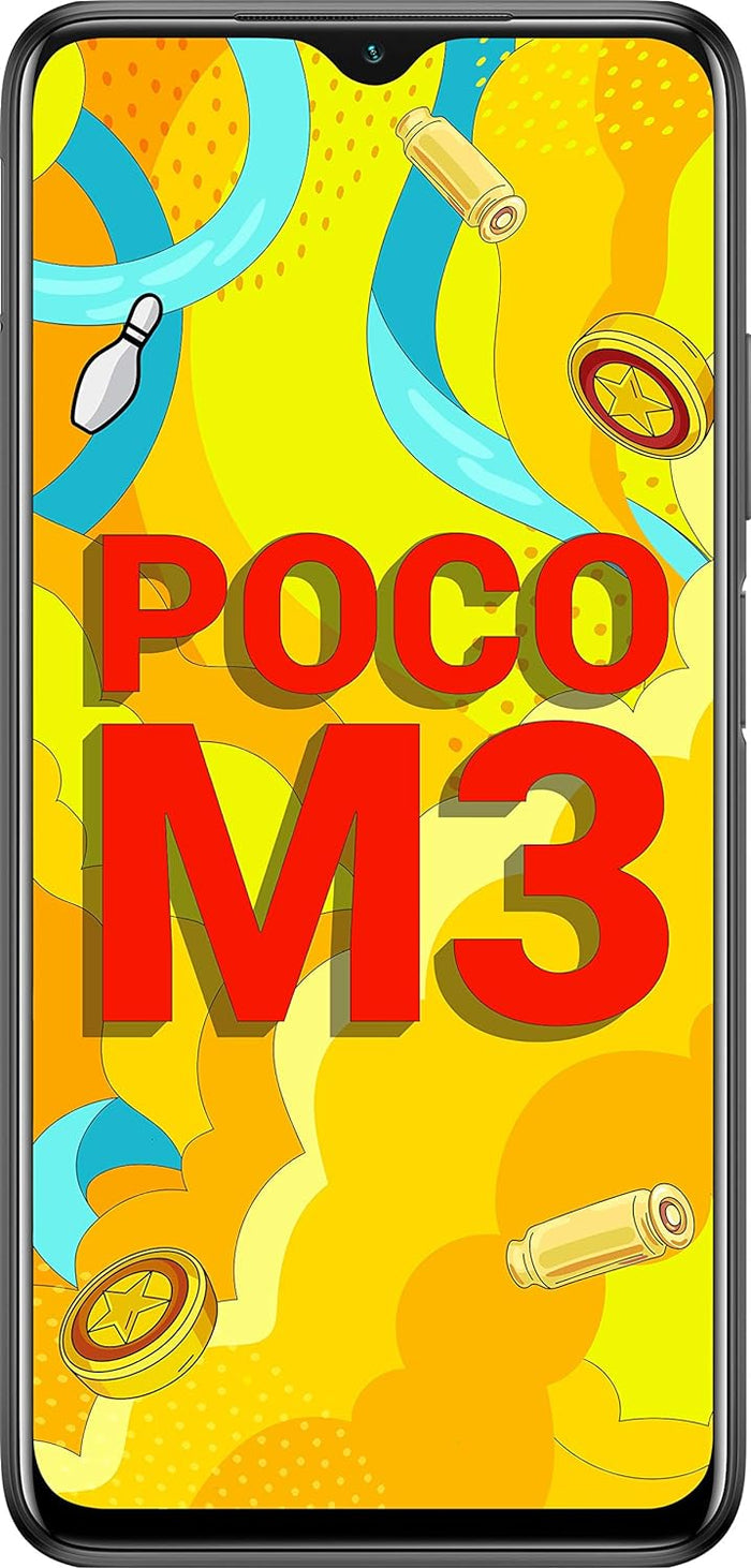 POCO M3 (Power Black, 6GB RAM, 64GB Storage) (Compatible Box)
