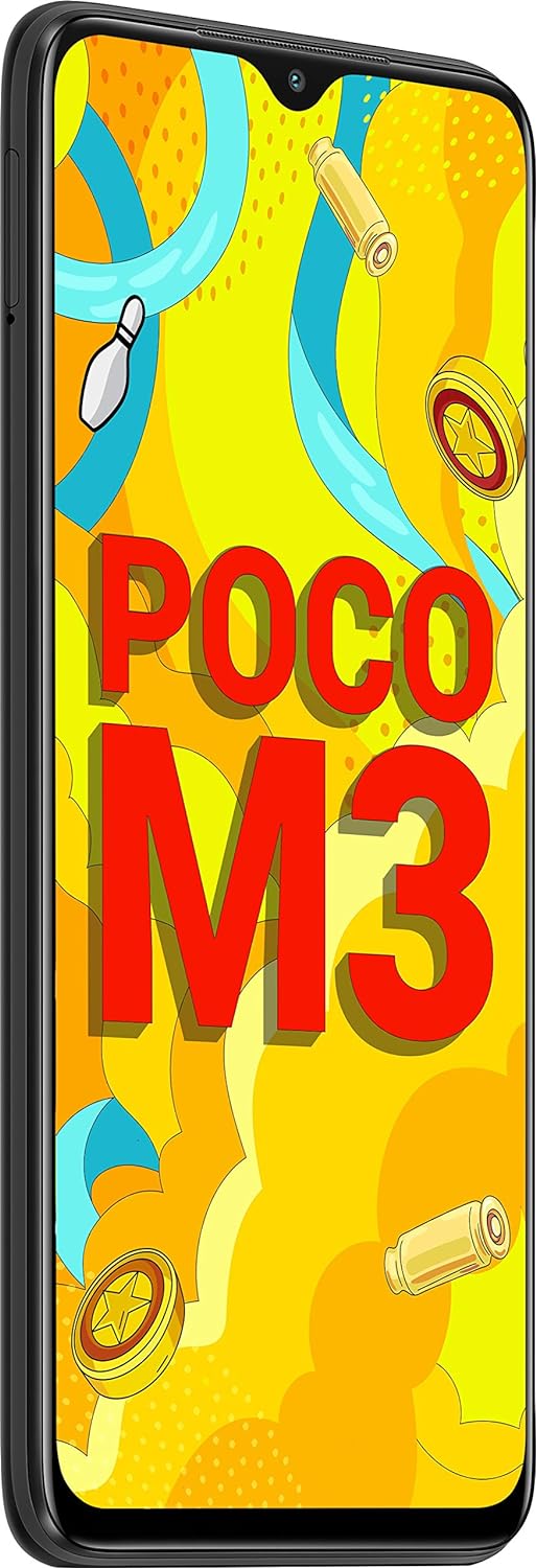POCO M3 (Power Black, 6GB RAM, 64GB Storage) (Compatible Box)