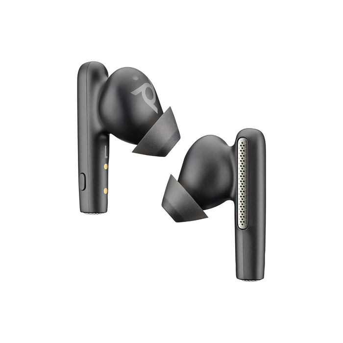 Poly Voyager Free 60 True Wireless Earbuds, in-Ear w/Noise-canceling mic, ANC, Black