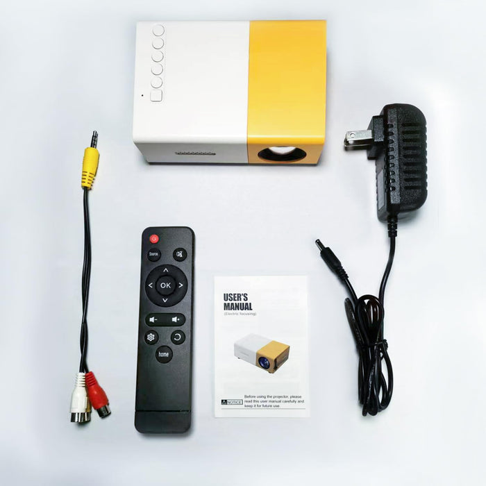 Portable mini projector LED micro projector home party meeting theater projector