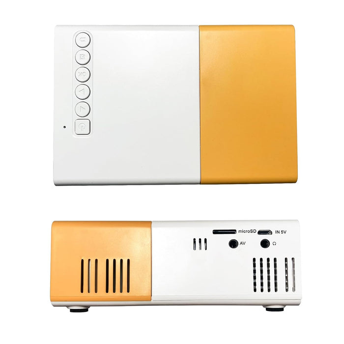 Portable mini projector LED micro projector home party meeting theater projector