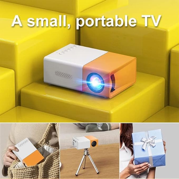 Portable mini projector LED micro projector home party meeting theater projector