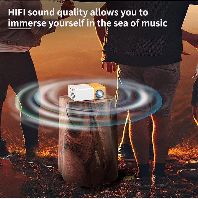 Portable mini projector LED micro projector home party meeting theater projector