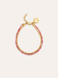 Pulsera Cleopatra Rose Acero Baño Oro